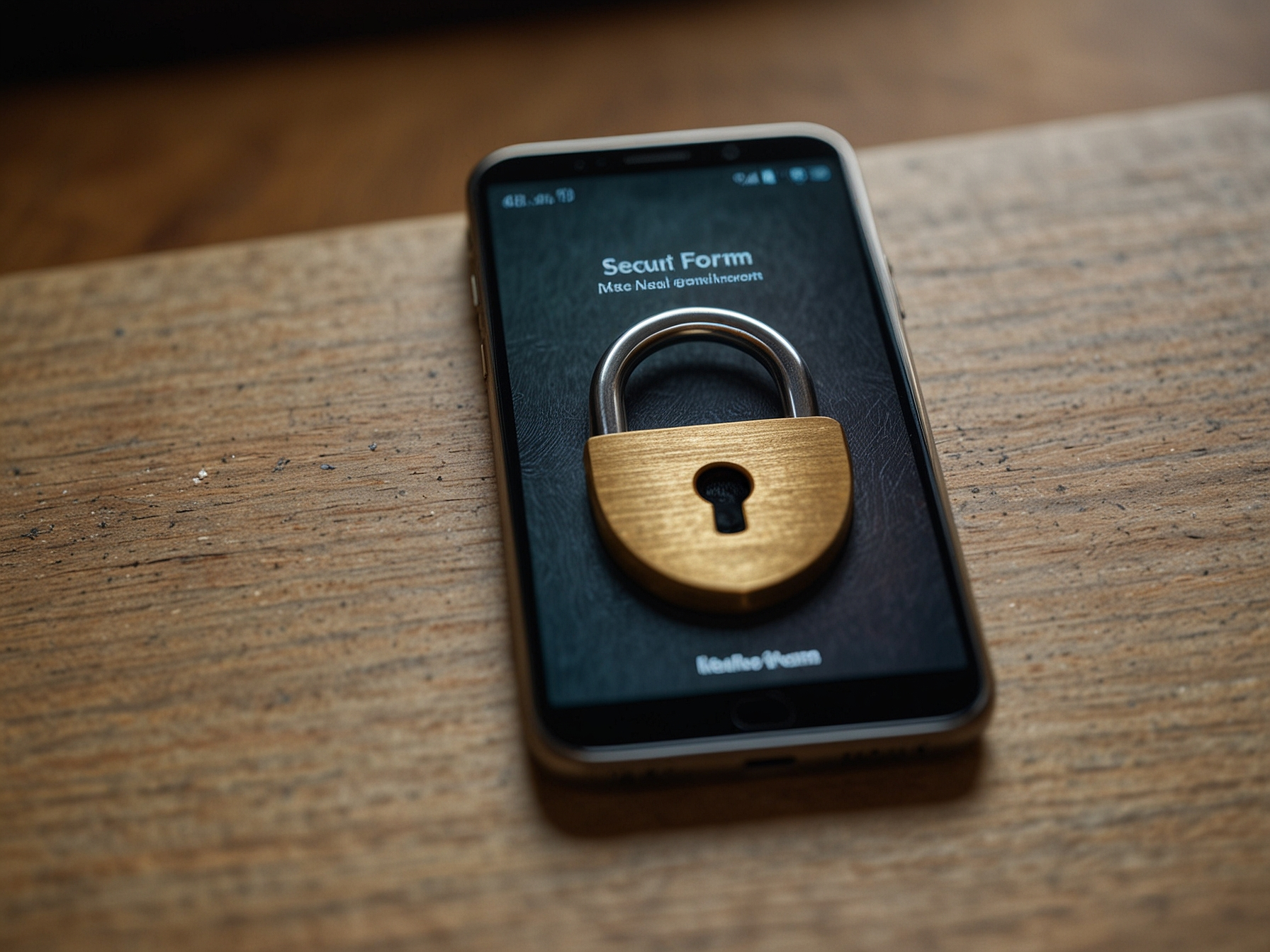 Secure login on mobile device